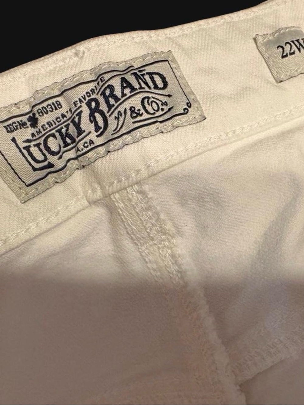 Lucky Brand Women’s White Jean Shorts
